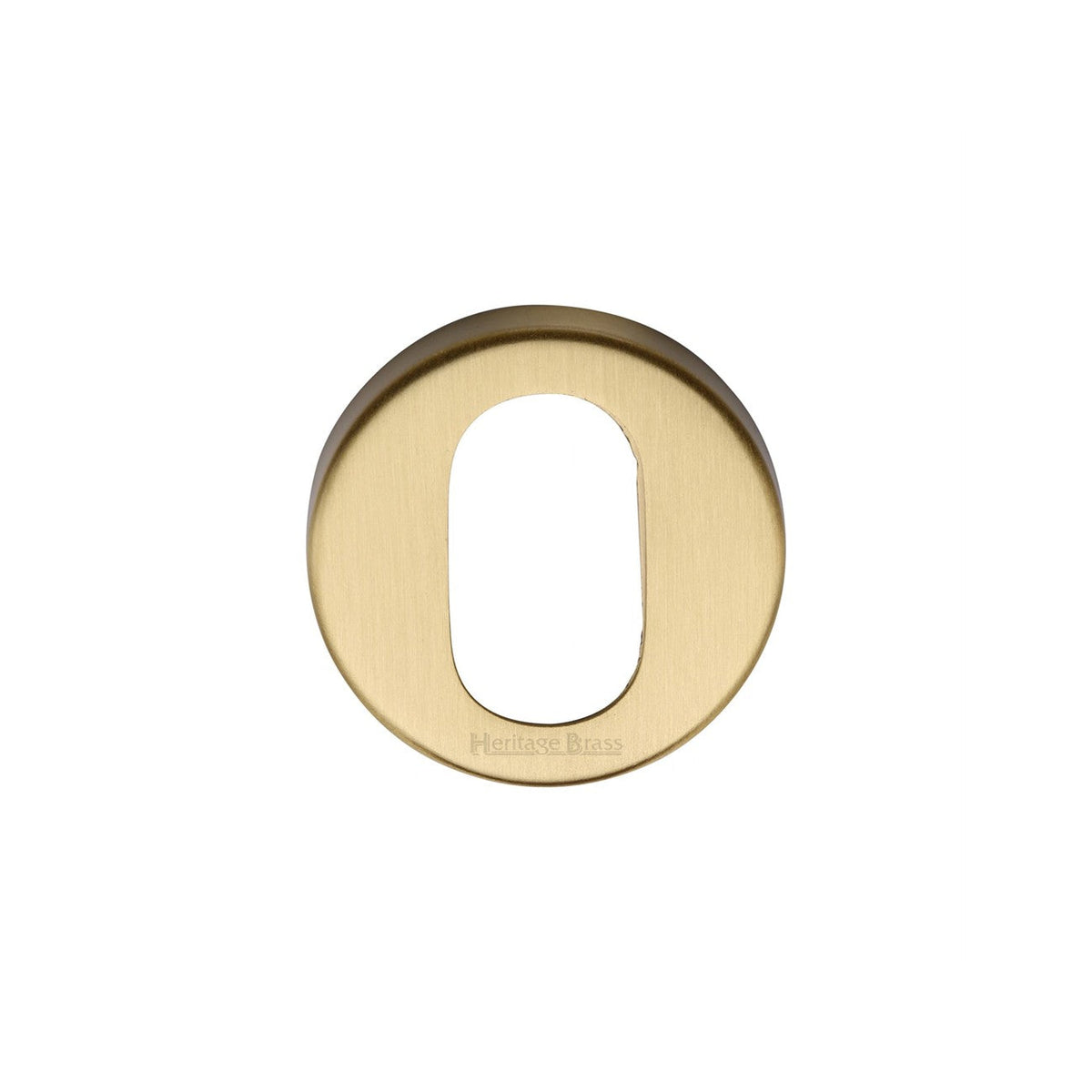 Oval Profile Cylinder Escutcheon Round - V4009 by M Marcus - Heritage Brass
