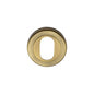 Oval Profile Cylinder Escutcheon Round - V4010 by M Marcus - Heritage Brass