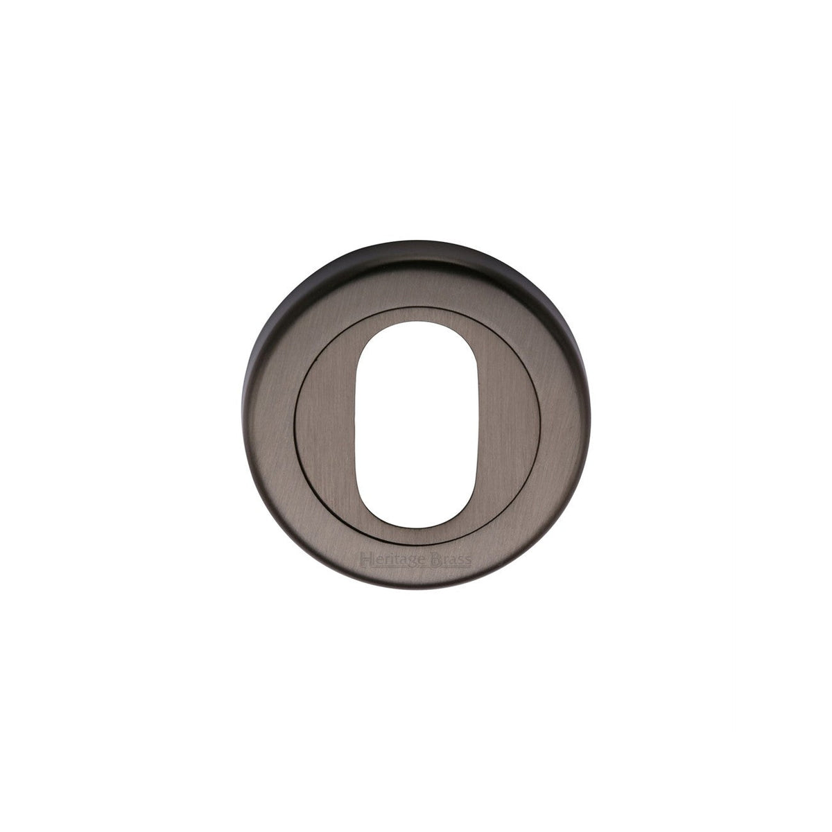 Oval Profile Cylinder Escutcheon Round - V4010 by M Marcus - Heritage Brass