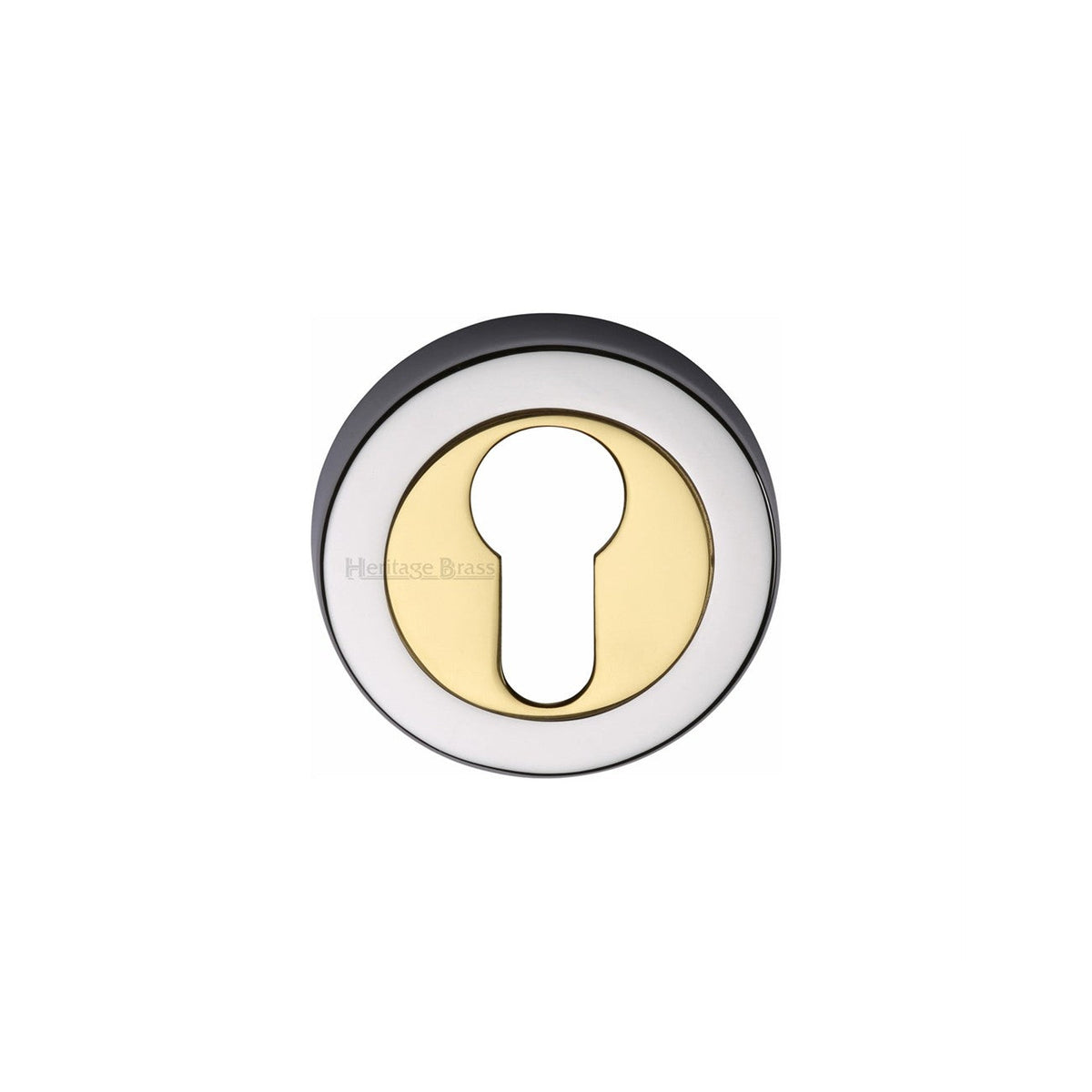 Euro Profile Cylinder Escutcheon Round - V4020 by M Marcus - Heritage Brass