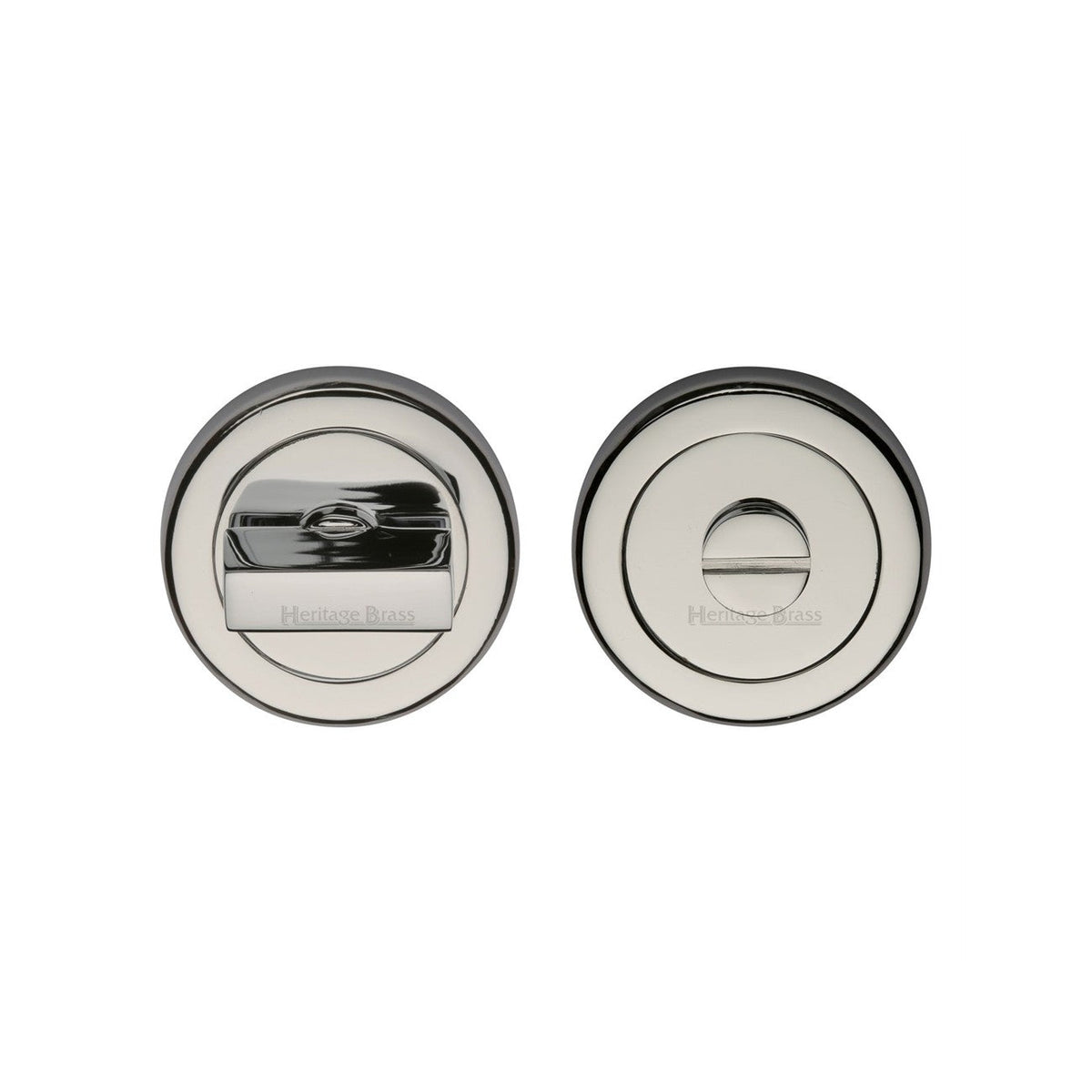 Round Bathroom Turn & Release - V4035 by M Marcus - Heritage Brass
