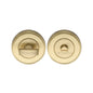 Round Bathroom Turn & Release - V4040 by M Marcus - Heritage Brass