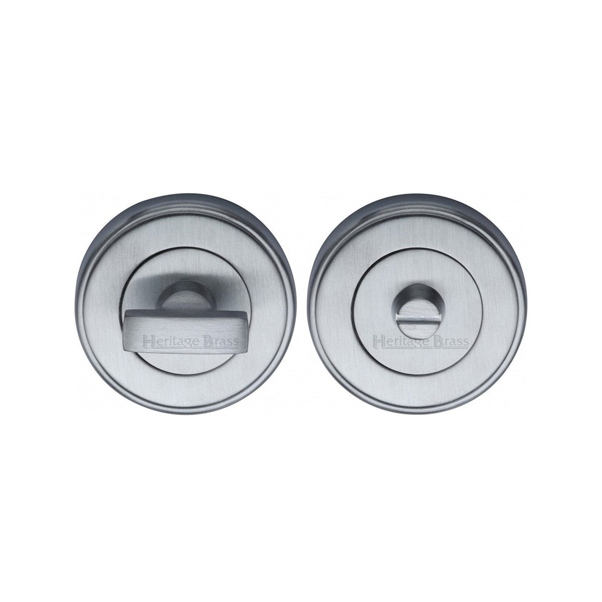 Round Bathroom Turn & Release - V4040 by M Marcus - Heritage Brass