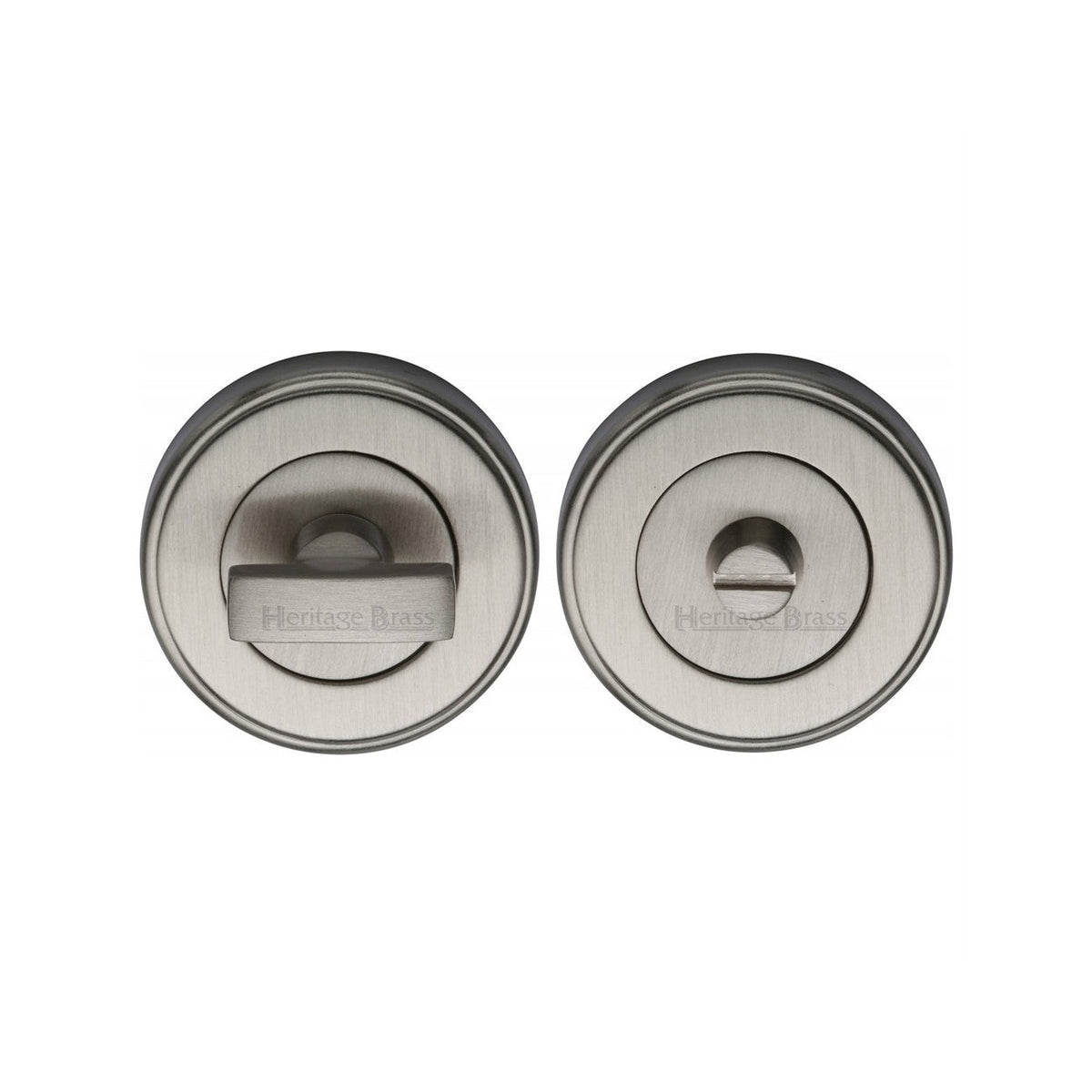 Round Bathroom Turn & Release - V4040 by M Marcus - Heritage Brass