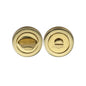 Round Bathroom Turn & Release - V4043 by M Marcus - Heritage Brass