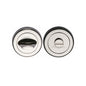 Round Bathroom Turn & Release - V4043 by M Marcus - Heritage Brass