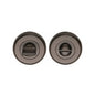 Round Bathroom Turn & Release - V4045 by M Marcus - Heritage Brass