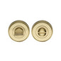 Round Bathroom Turn & Release - V4045 by M Marcus - Heritage Brass