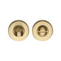 Round Bathroom Turn & Release - V4049 by M Marcus - Heritage Brass