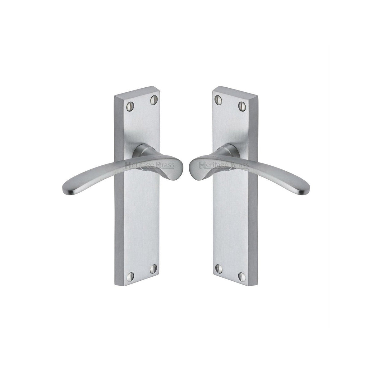 Sophia Door Handle on Plate by M Marcus - Heritage Brass