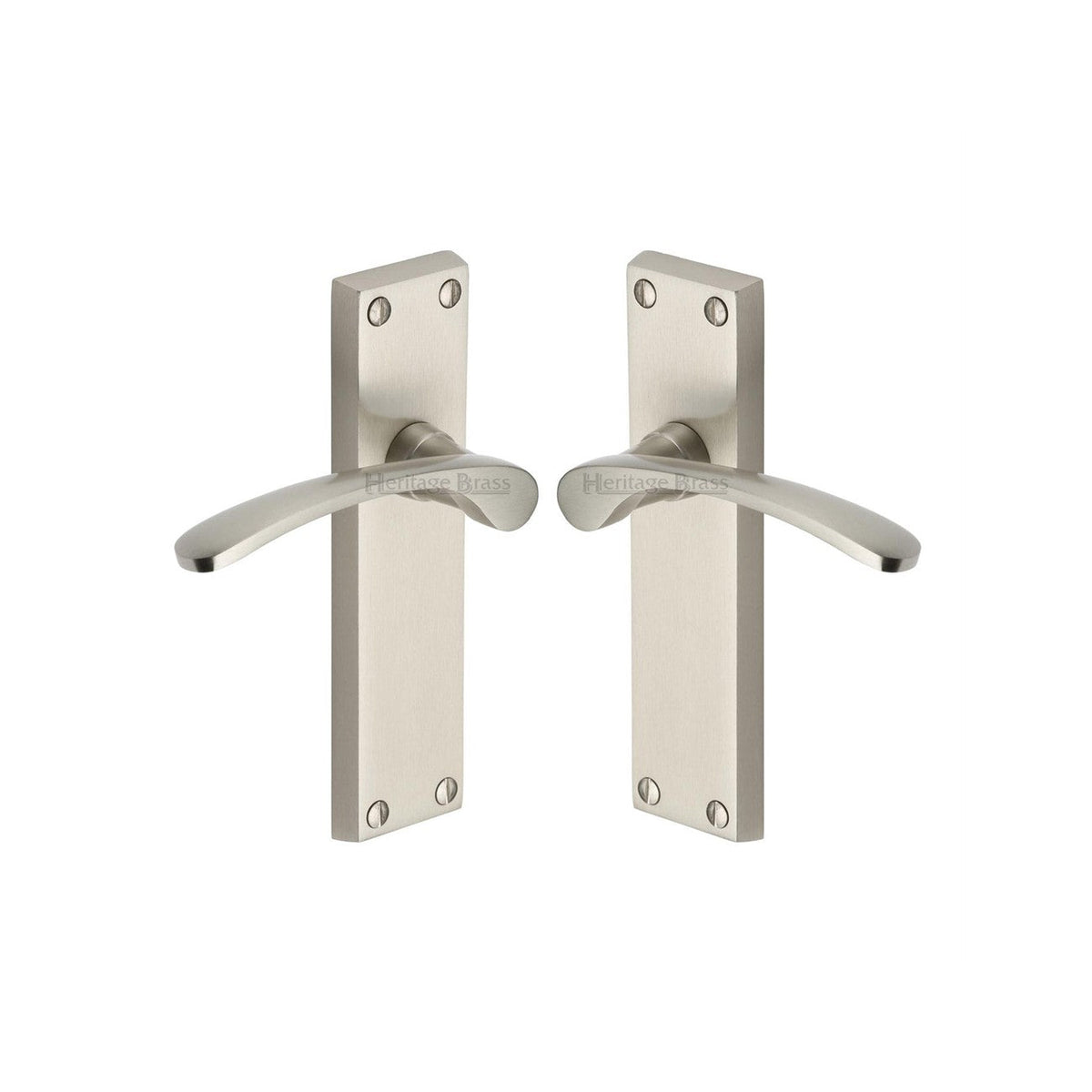 Sophia Door Handle on Plate by M Marcus - Heritage Brass