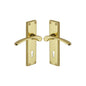 Sophia Door Handle on Plate by M Marcus - Heritage Brass