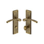 Sophia Door Handle on Plate by M Marcus - Heritage Brass