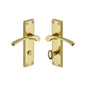 Sophia Door Handle on Plate by M Marcus - Heritage Brass