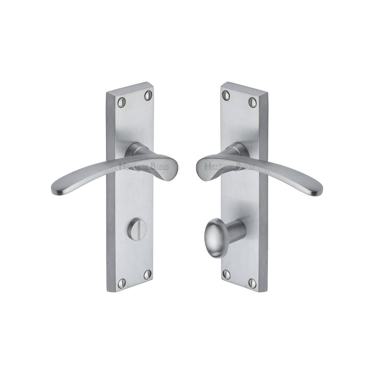 Sophia Door Handle on Plate by M Marcus - Heritage Brass