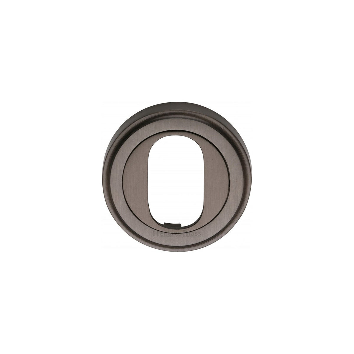 Oval Profile Cylinder Escutcheon Round - V5010 by M Marcus - Heritage Brass