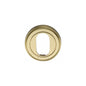 Oval Profile Cylinder Escutcheon Round - V5010 by M Marcus - Heritage Brass