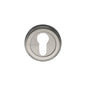 Euro Profile Cylinder Escutcheon Round - V5020 by M Marcus - Heritage Brass