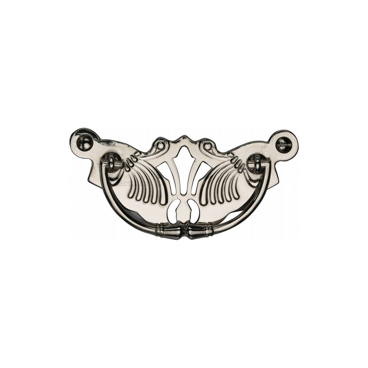 Ornate Cabinet Drop Pull by M Marcus - Heritage Brass