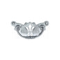 Ornate Cabinet Drop Pull by M Marcus - Heritage Brass