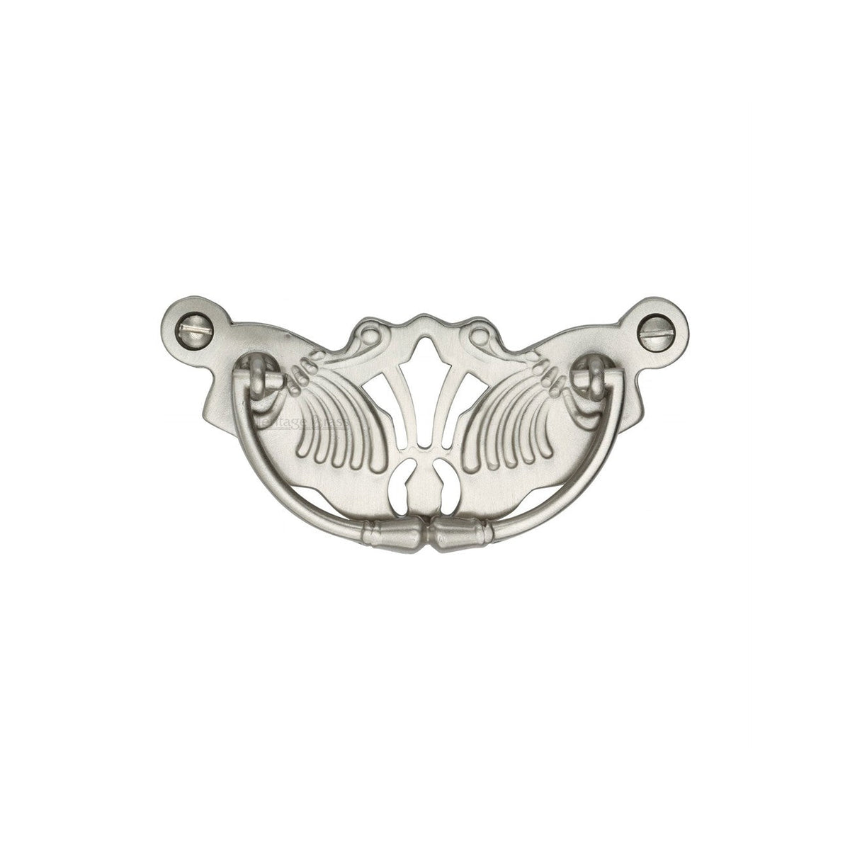 Ornate Cabinet Drop Pull by M Marcus - Heritage Brass