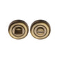 Round Bathroom Turn & Release - V6720 by M Marcus - Heritage Brass