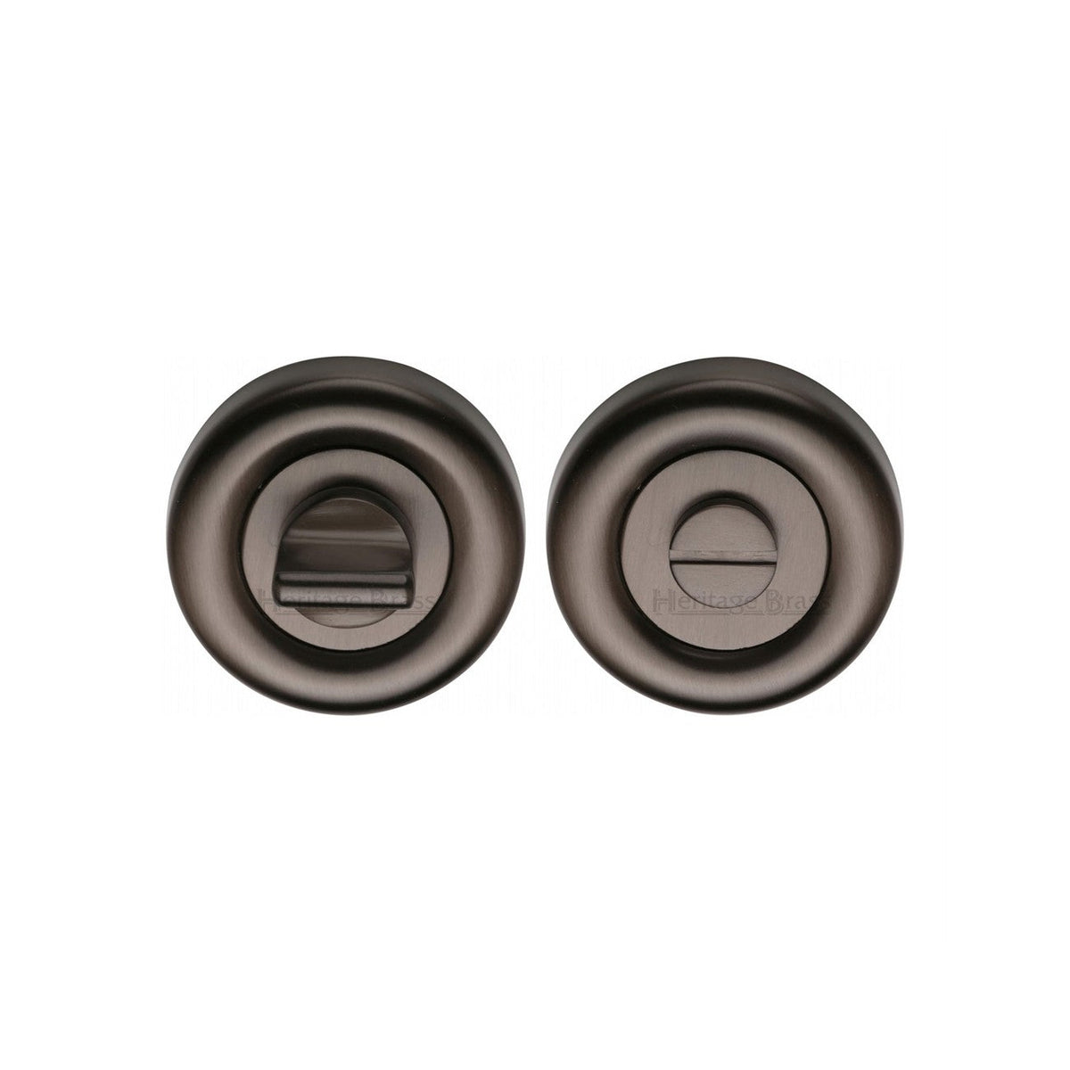 Round Bathroom Turn & Release - V6720 by M Marcus - Heritage Brass