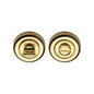 Round Bathroom Turn & Release - V6720 by M Marcus - Heritage Brass