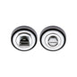Round Bathroom Turn & Release - V6720 by M Marcus - Heritage Brass
