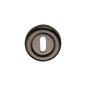 Standard Key Escutcheon Round - V6722 by M Marcus - Heritage Brass