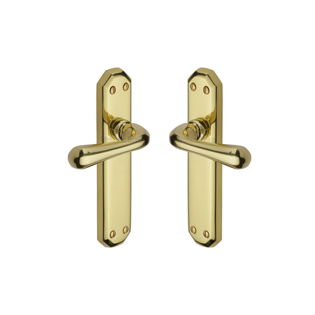 Charlbury Door Handle on Plate by M Marcus - Heritage Brass