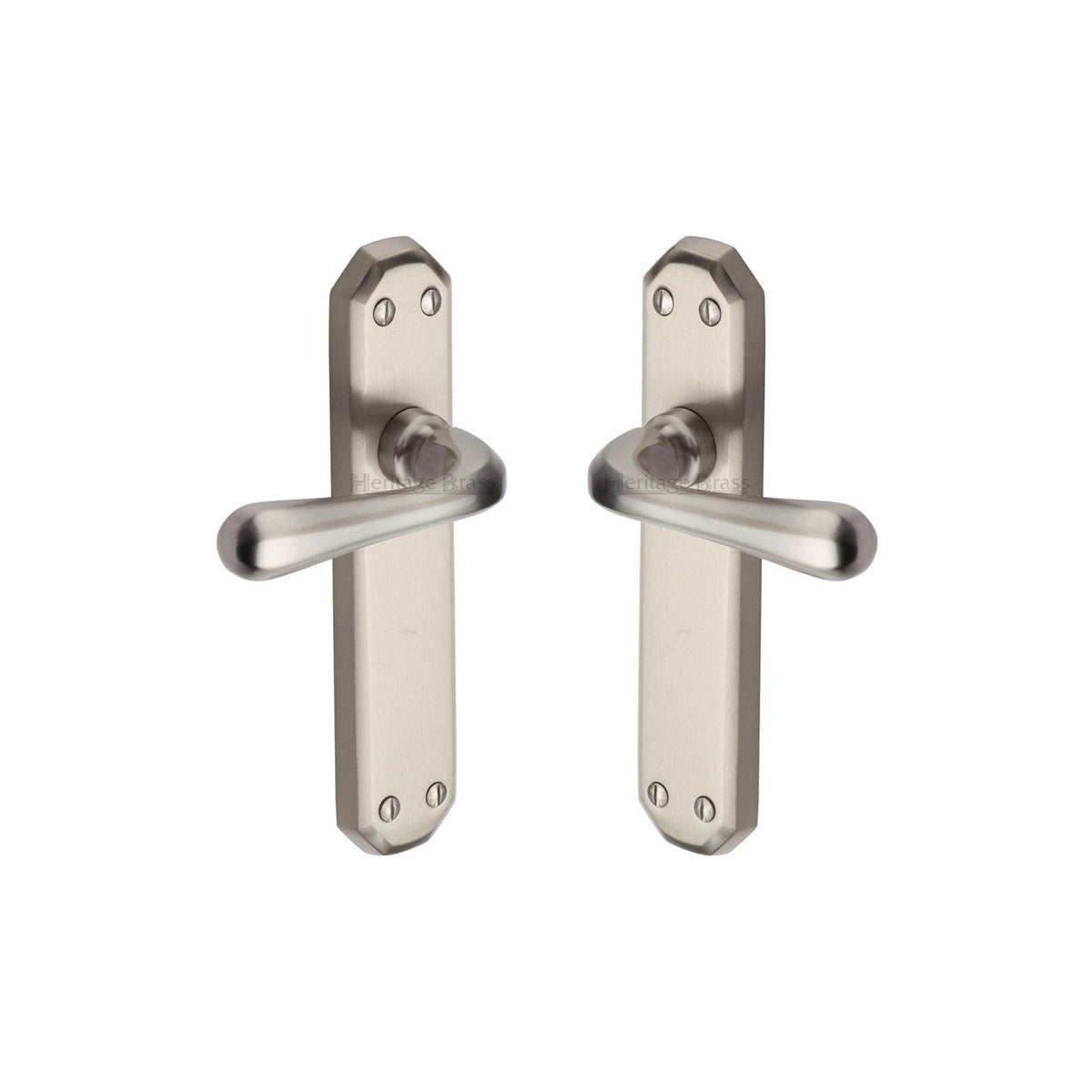 Charlbury Door Handle on Plate by M Marcus - Heritage Brass