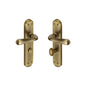 Charlbury Door Handle on Plate by M Marcus - Heritage Brass
