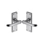 Windsor Short Door Handle on Plate by M Marcus - Heritage Brass