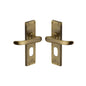 Windsor Door Handle on Plate by M Marcus - Heritage Brass