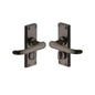 Windsor Short Door Handle on Plate by M Marcus - Heritage Brass