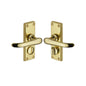 Windsor Short Door Handle on Plate by M Marcus - Heritage Brass