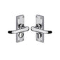 Windsor Short Door Handle on Plate by M Marcus - Heritage Brass