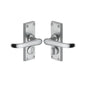Windsor Short Door Handle on Plate by M Marcus - Heritage Brass