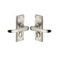 Windsor Short Door Handle on Plate by M Marcus - Heritage Brass