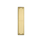 Brass Fingerplate by M Marcus - Heritage Brass