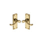 Bedford Short Door Handle on Plate by M Marcus - Heritage Brass