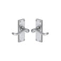 Bedford Short Door Handle on Plate by M Marcus - Heritage Brass