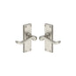Bedford Short Door Handle on Plate by M Marcus - Heritage Brass