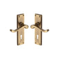 Bedford Door Handle on Plate by M Marcus - Heritage Brass