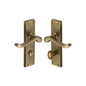 Bedford Door Handle on Plate by M Marcus - Heritage Brass