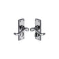 Bedford Short Door Handle on Plate by M Marcus - Heritage Brass