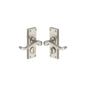 Bedford Short Door Handle on Plate by M Marcus - Heritage Brass