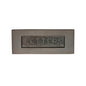 Embossed Letterplate by M Marcus - Heritage Brass