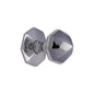 Octagon Center Door Knob by M Marcus - Heritage Brass